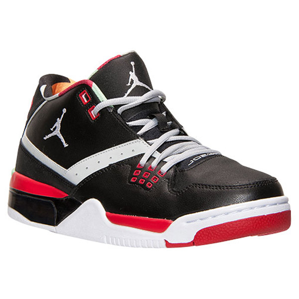 Nike Mens Jordan Flight 23 317820 015 Black/White/Gery Mist/University Red